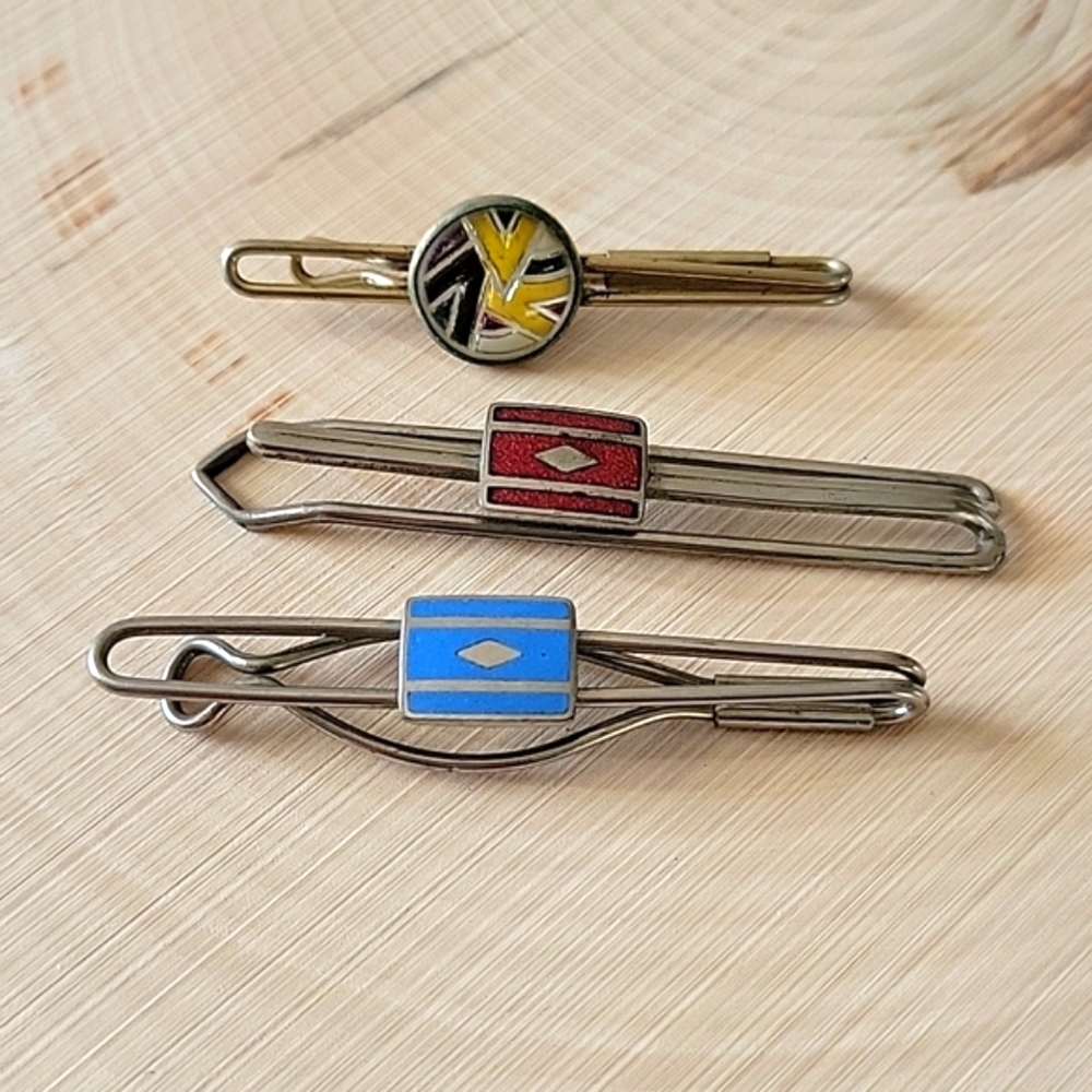 Vintage Men's Tie Bars -3